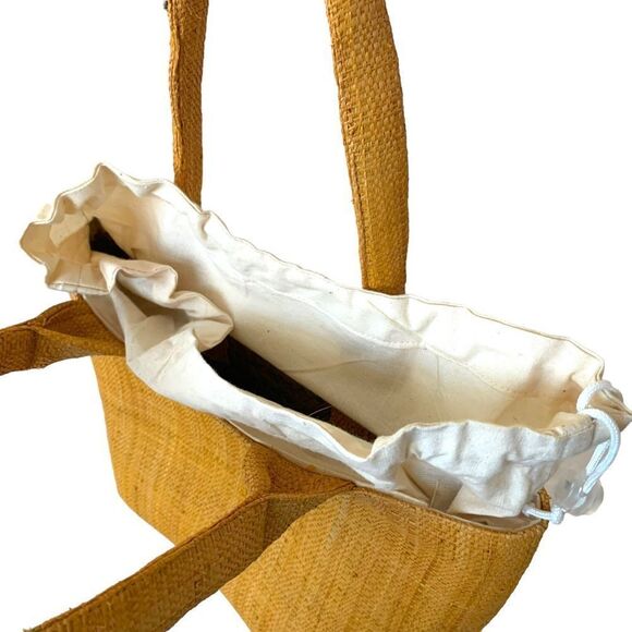 Vintage Straw Shoulder Bag - Picture 5 of 6